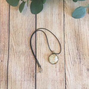 Handcrafted glass pendant